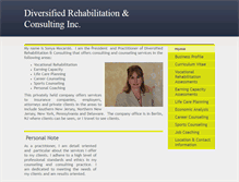 Tablet Screenshot of diversifiedrc.com